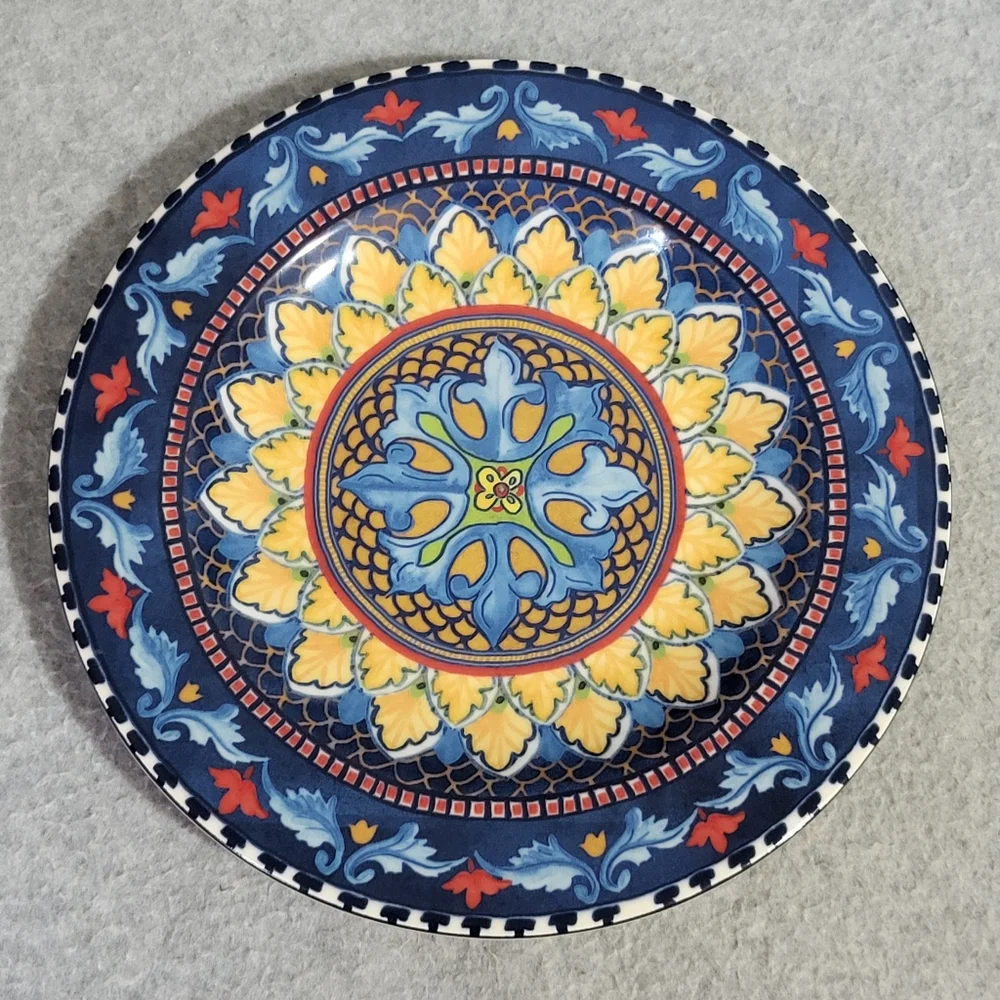 Williams Sonoma Set 4 Sicily Ceramic Salad Plates 9